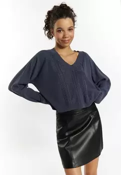 Свитер myMo ROCKS, темно-синий