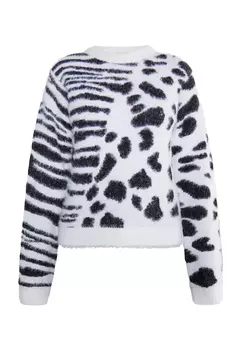 Свитер myMo Strick, белый