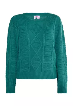 Свитер myMo Strick, зеленый