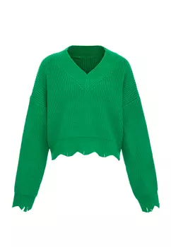 Свитер myMo Sweater, зеленый