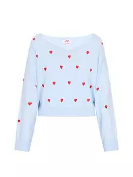 Свитер myMo, светло-синий