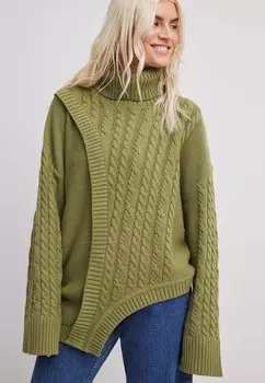 Свитер NA-KD, хаки