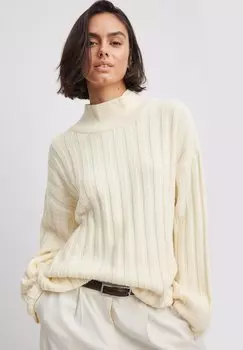 Свитер NA-KD, кремовый
