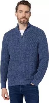 Свитер на молнии 1/4 из органического хлопка L.L.Bean, цвет Vintage Indigo