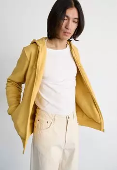 Свитер на молнии adidas Originals, желтый