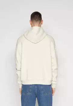 Свитер на молнии Essential Popover Hoodie Abercrombie & Fitch, кремовый