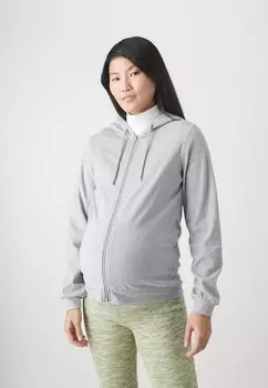 Свитер на молнии Even&Odd, светло-серый