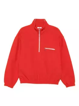 Свитер на молнии из натуральной шерсти Rier, оранжевый