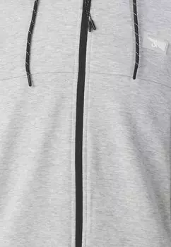 Свитер на молнии Jcoair Zip Hood Jack & Jones, пестрый светло-серый