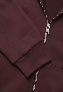 Свитер на молнии JXABBIE EVERY ZIP HOOD JJXX, темно-коричневый