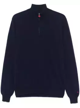 Свитер на молнии Kiton, синий