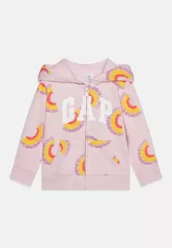 Свитер на молнии Logo Toddler Girl GAP, светло-розовый
