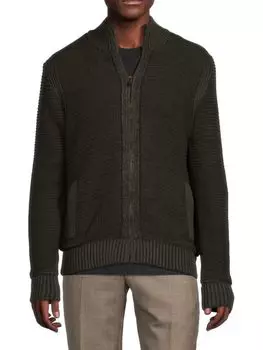 Свитер на молнии на флисовой подкладке X Ray, цвет Olive