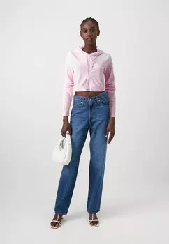 Свитер на молнии NMVALERIE ZIP HOODIE Noisy May, розовый