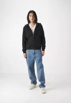 Свитер на молнии Road Hoodie adidas Originals, черный/ночная вспышка