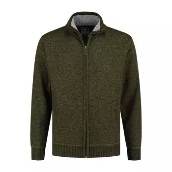 Свитер мужской MGO стандартный крой, оливково-зеленый