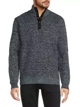 Свитер на пуговицах Weebery Buffalo David Bitton, цвет Grey Mix