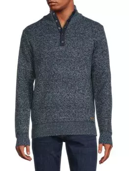 Свитер на пуговицах Weebery Buffalo David Bitton, цвет Blue Mix