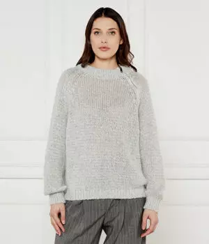 Свитер на распродаже Regular fit Max&Co., белый