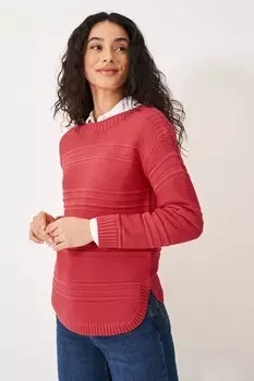 Свитер на талии Crew Clothing Crew Clothing Company, розовый