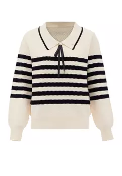 Свитер NAEMI, кремовый черный