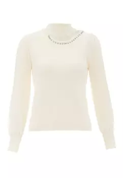 Свитер NAEMI Strick, белый