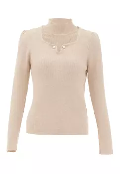 Свитер NAEMI Strick, бежевый