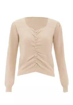 Свитер NAEMI Strick, бежевый