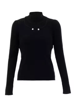 Свитер NAEMI Strick, черный