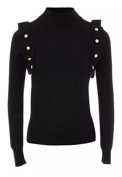 Свитер NAEMI Strick, черный