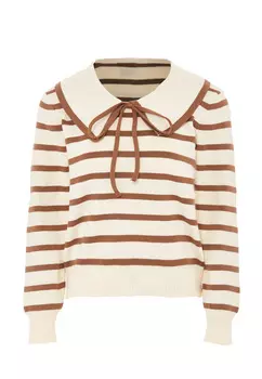 Свитер NAEMI Strick, цвет Braun Weiss