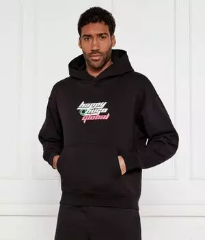 Свитер нафарол Oversize fit Hugo Blue, черный