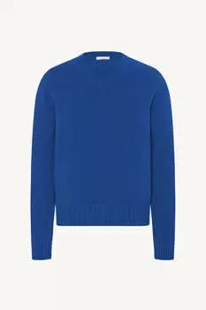 Свитер Найджела из натуральной шерсти The Row, синий