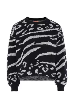 Свитер NALLY Sweater, белый черный