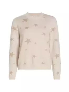 Свитер Natalie Star с круглым вырезом Splendid, белый