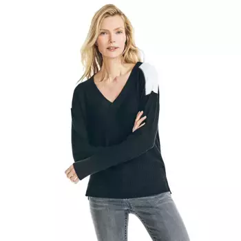 Свитер Nautica 27K208 v neck, черный