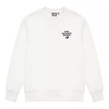 Свитер New Balance Sportswear Sweatshirt 'White', белый