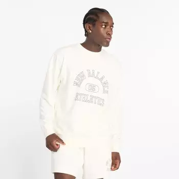 Свитер new balance Sweatshirt, белый
