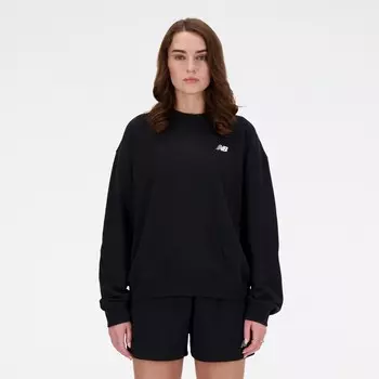 Свитер new balance Sweatshirt, черный