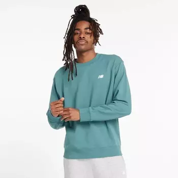 Свитер new balance Sweatshirt, цвет jade