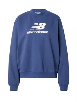 Свитер new balance Sweatshirt Essentials, морской синий