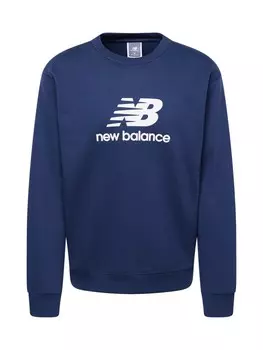 Свитер new balance Sweatshirt Essentials, темно-синий