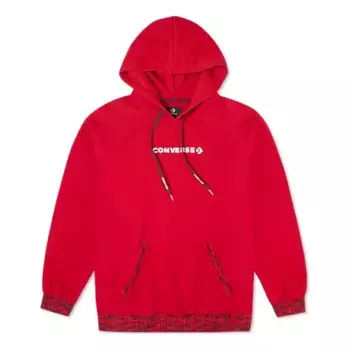 Свитер new year series tiger stripes hoodie red Converse, красный