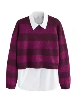 Свитер Next, бордовый