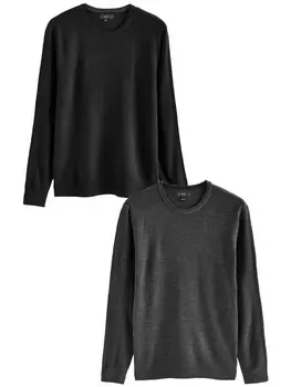Свитер Next, цвет Anthracite/Black