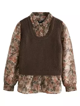 Свитер Next, цвет Brown/Chestnut brown/Mocha