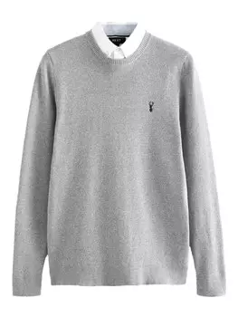 Свитер Next, цвет Grey/Dark grey