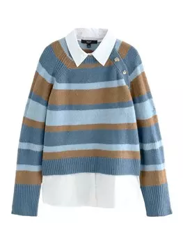 Свитер Next, цвет mottled blue
