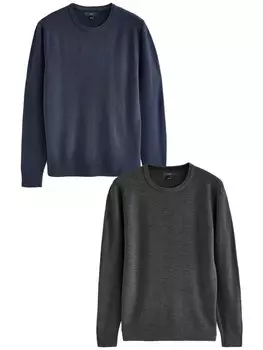 Свитер Next, цвет Navy/Dark grey