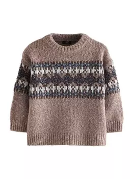 Свитер Next Sweater, цвет brown/chocolate
